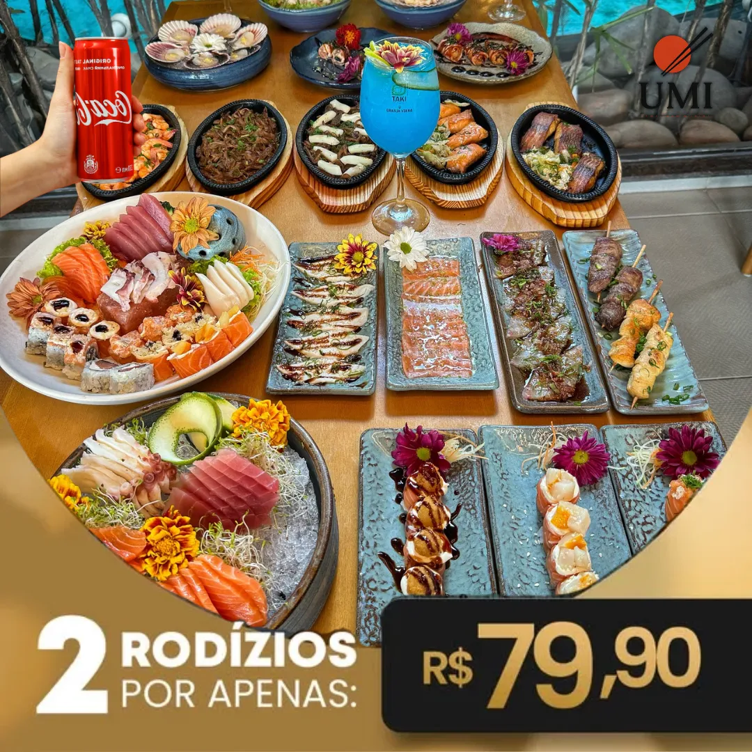 2x RODÍZIO COMPLETO | APENAS HOJE!